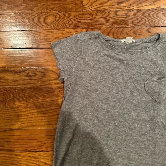 NWT Crewcuts Girls Grey Tee Shirt Size 6-7 - Picture 3 of 8
